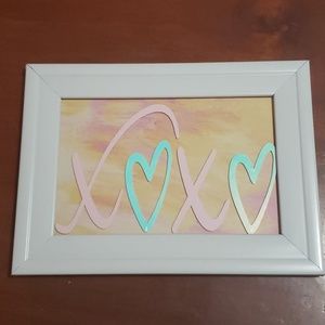 XOXO 4x6 handmade frame